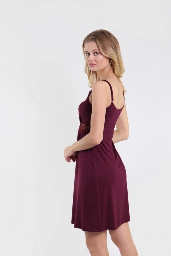 Naktinukai 1268-92, vyšnių spalvos, viskozė 96% elastanas 4%