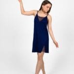 Naktinukai 1613-92 mėlyna, viskozė 96% ir elastanas 4%