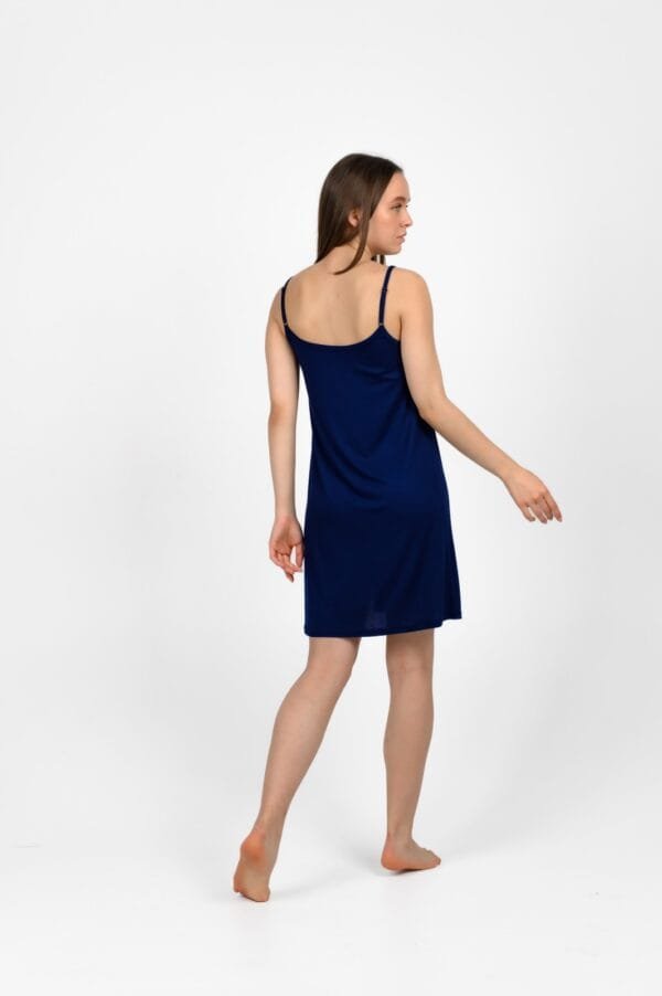 Naktinukai 1613-92 mėlyna, viskozė 96% ir elastanas 4%