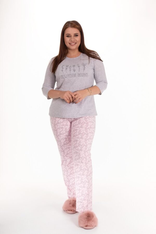 Naktinės pižamos komplektas 1192-12 Medvilnė